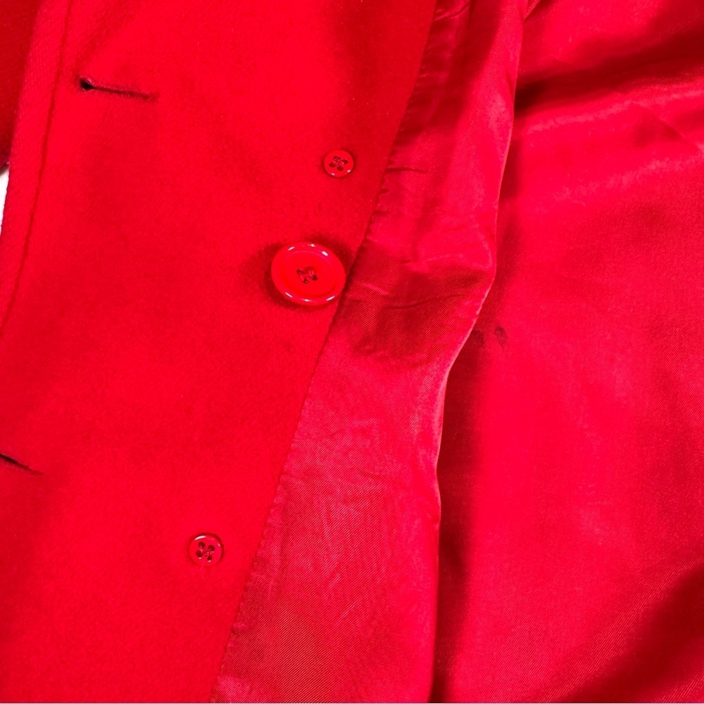Forecaster of Boston vintage wool coat tailored doublebreasted topper size 12 - Picture 11 of 13